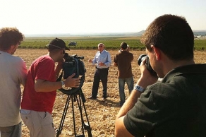 Jornada de rodaje en Bodegas Ochoa (Navarra)