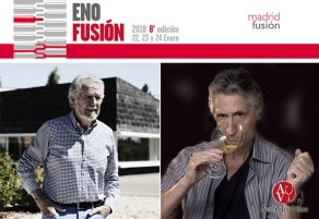 Mariano Garc&iacute;a y Carlos Delgado, premios Enofusi&oacute;n
